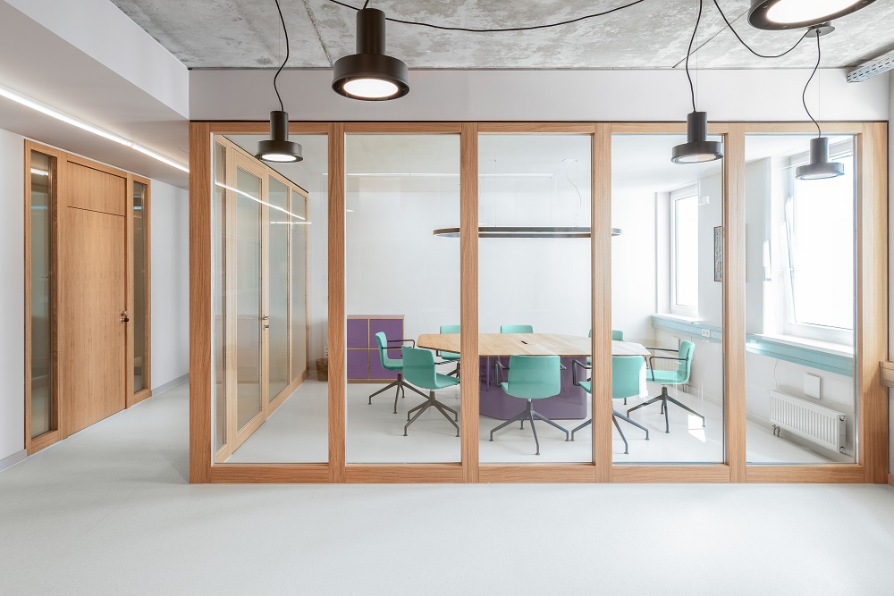 special doors made of wood for use in commercial and high-end residential buildings